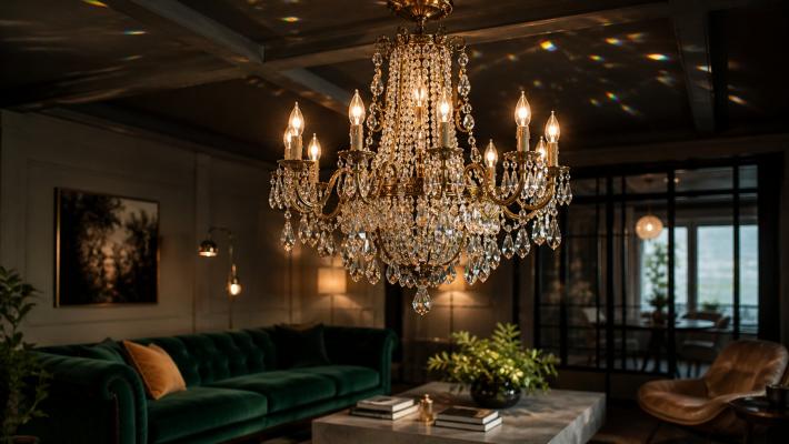 Retro Crystal Chandelier Comeback: Why Vintage Glam Is Trending Again