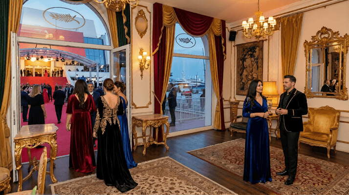 The Return of Velvet and Gold: Cannes Red Carpet Trends Influencing Baroque Interiors