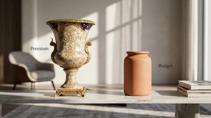 Luxury Vases vs. Budget Decorative Vases: Is the Premium Upgrade Worth It?