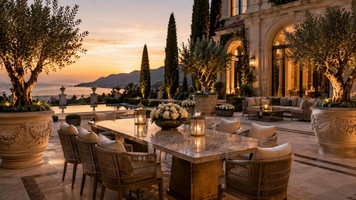 Elevating Luxury Villas With Sophisticated Outdoor Tables
