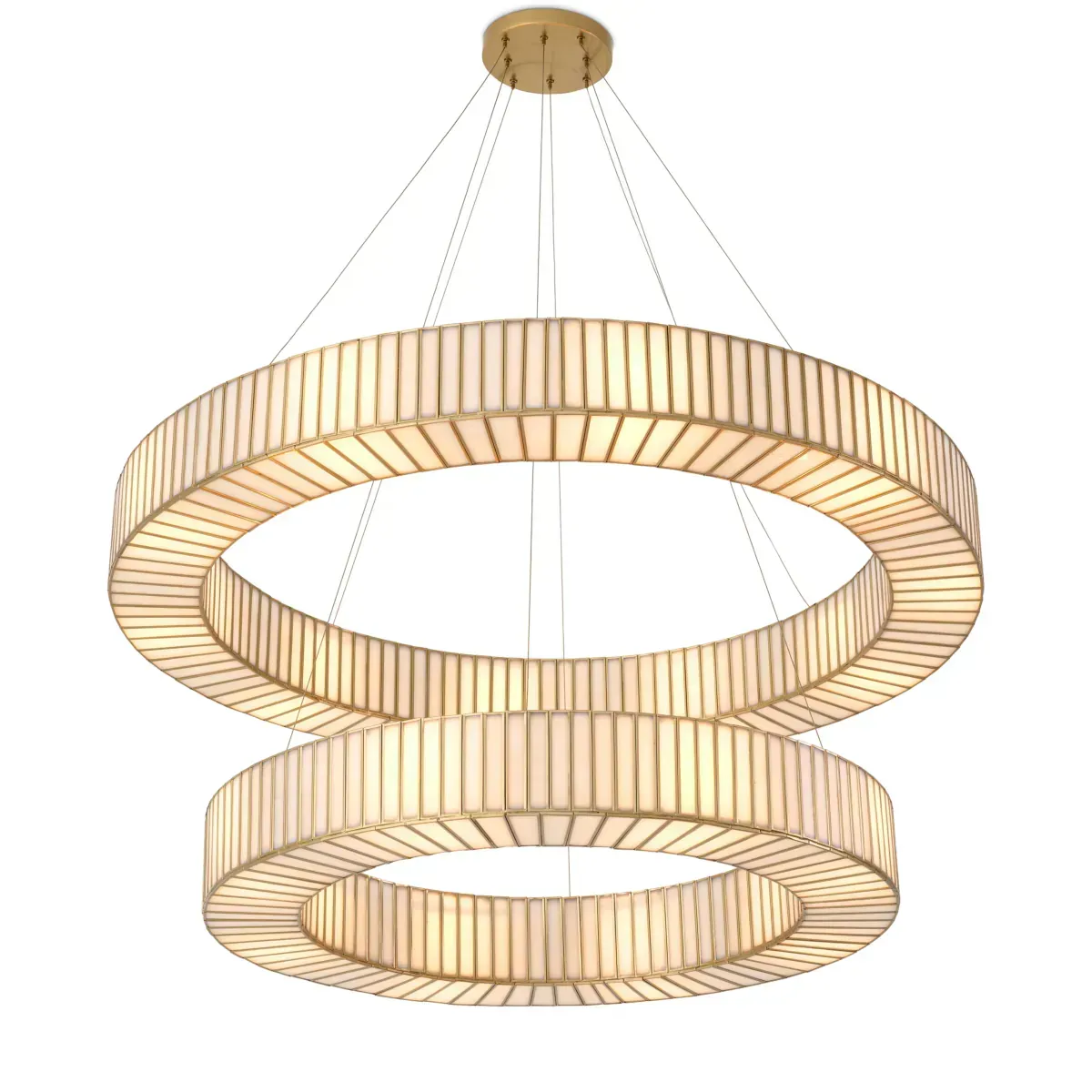 Lampadario a Sospensione LED Anello Moderno di Lusso – Elegante Lampadario Circolare a Strati di Luxury Group International