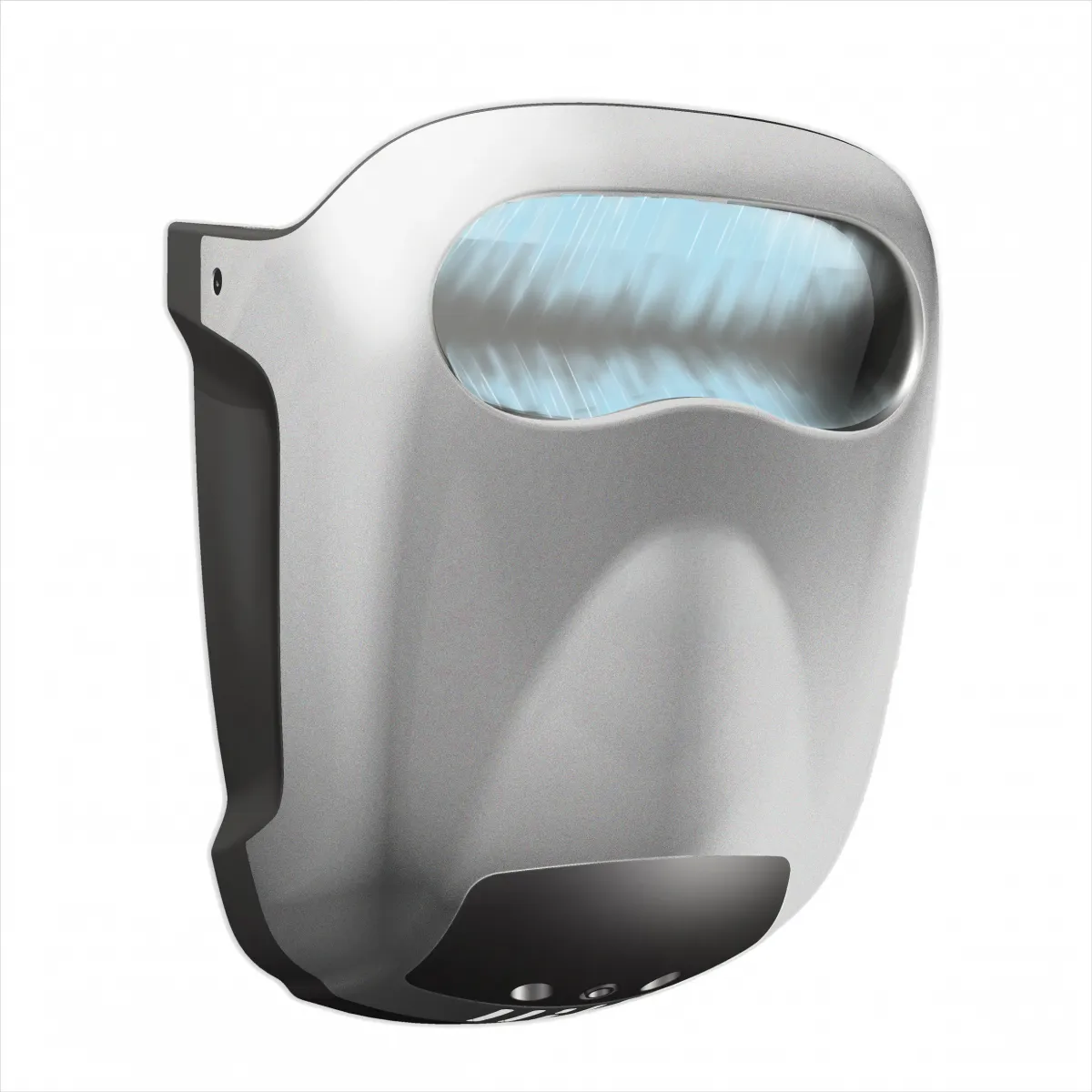 Luxury Eco-Jet Automatic Hand Dryer with LED Status Indicators in White & Grey Color Variations by Luxury Group International