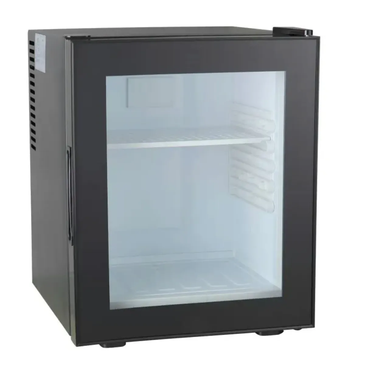 Luxury Glass Door Mini Bar Cabinet with Energy-Efficient Thermoelectric Cooling System - 28 Litre Front View by Luxury Group International