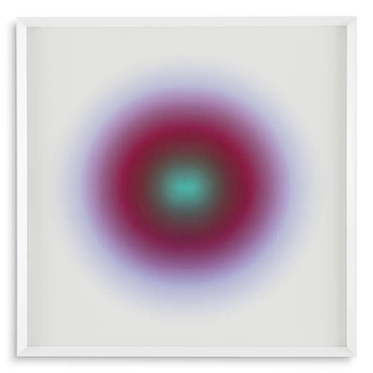 Luxury Henri Boissière Circle Abstract Wall Art Print with White Frame - Luxury Wall Art Front View by Luxury Group International