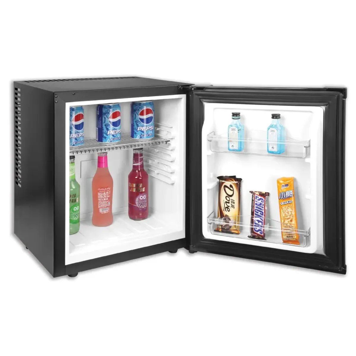 Luxury Hotel Mini Bar Refrigerator with Zero-Noise Cooling Technology - 30 Litre Front View by Luxury Group International
