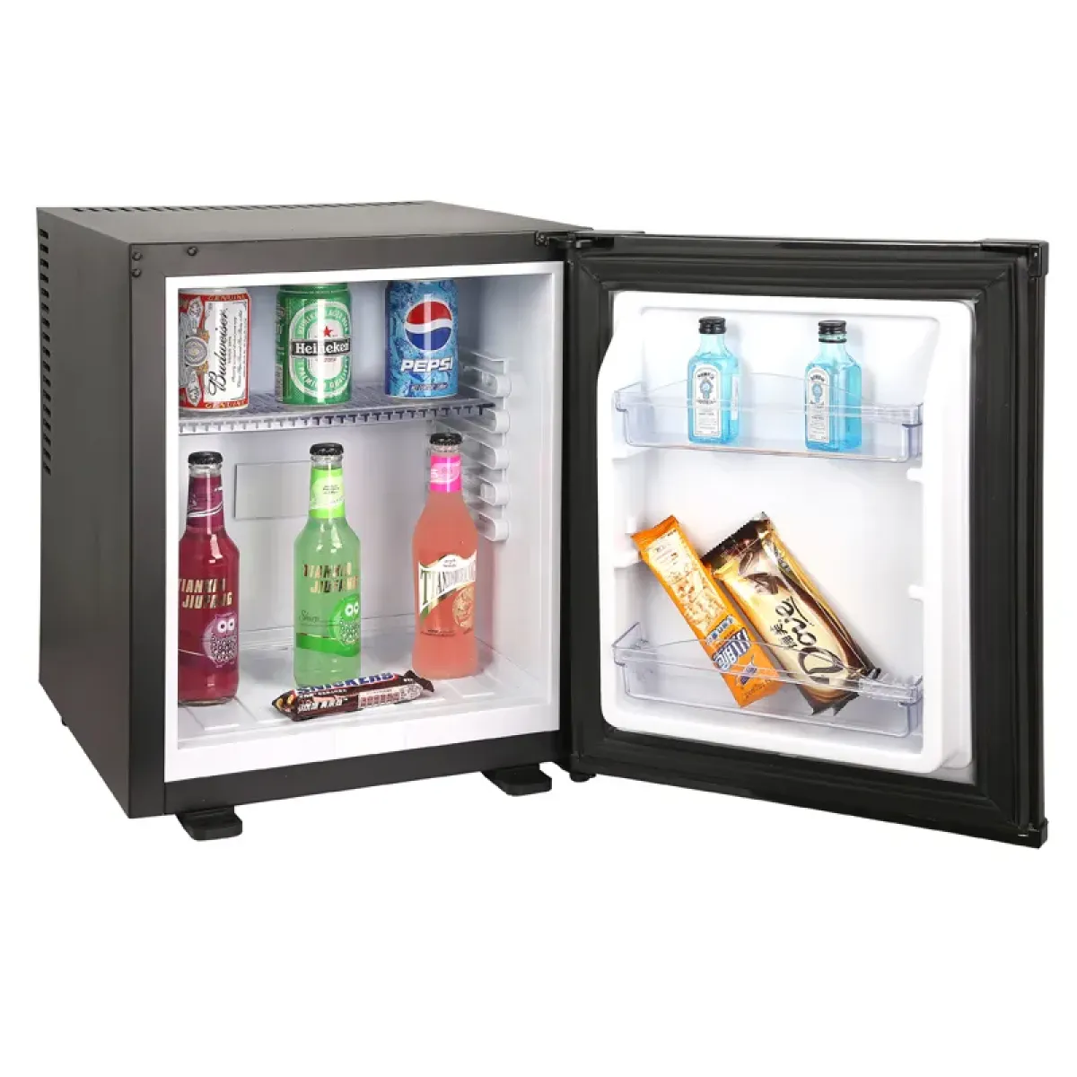 Luxury Mini Bar Cabinet with Silent Thermoelectric Refrigeration - 28 Litre Front View by Luxury Group International