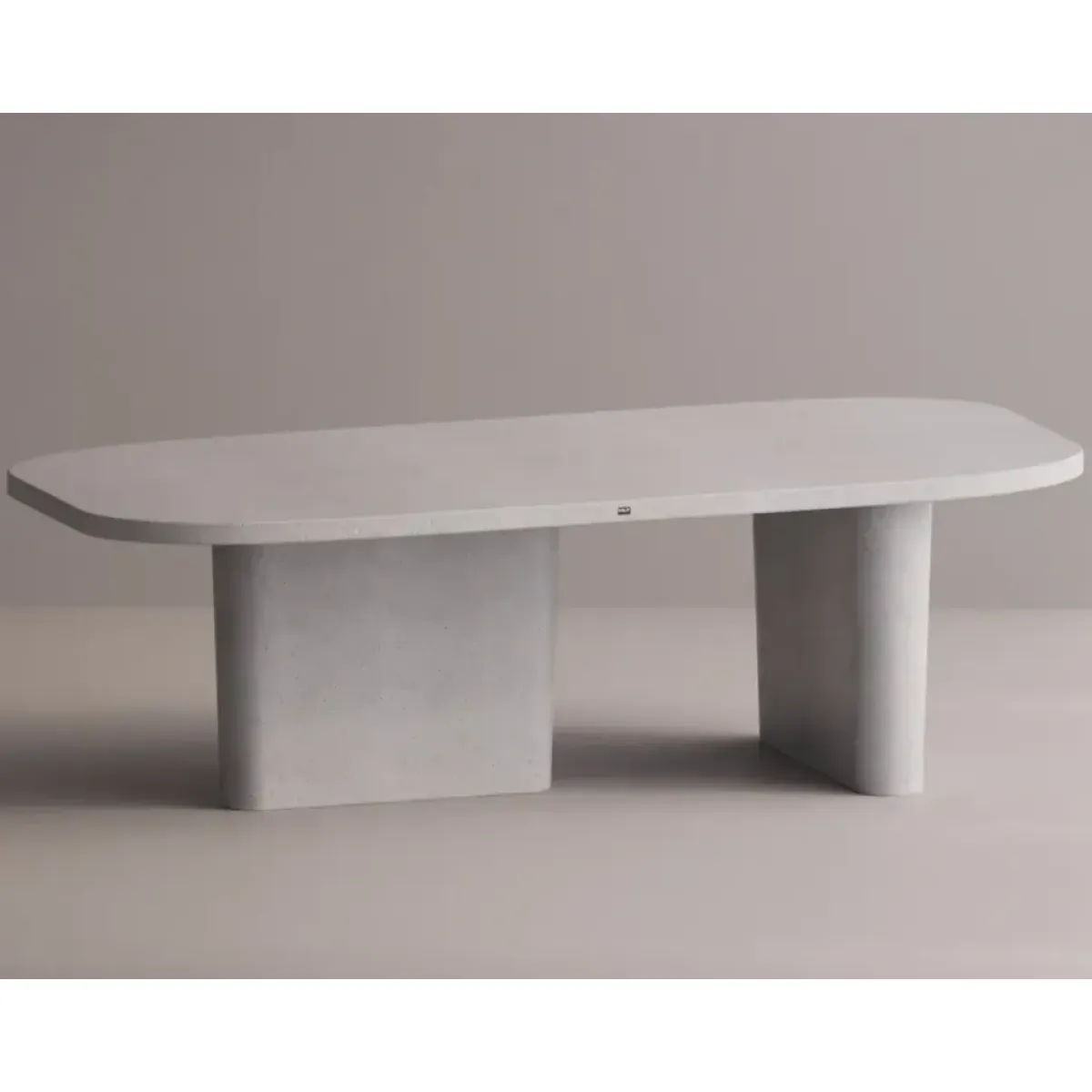 Luxury Oval Concrete Dining Table for Modern Indoor & Outdoor Living Spaces by Luxury Group International
