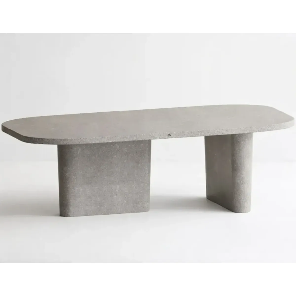 Luxury Oval Concrete Dining Table for Modern Indoor & Outdoor Living Spaces by Luxury Group International