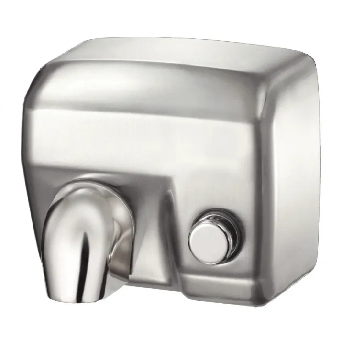 Luxury Push Button Hand Dryer with Anti-Vandal Stainless Steel Body by Luxury Group International