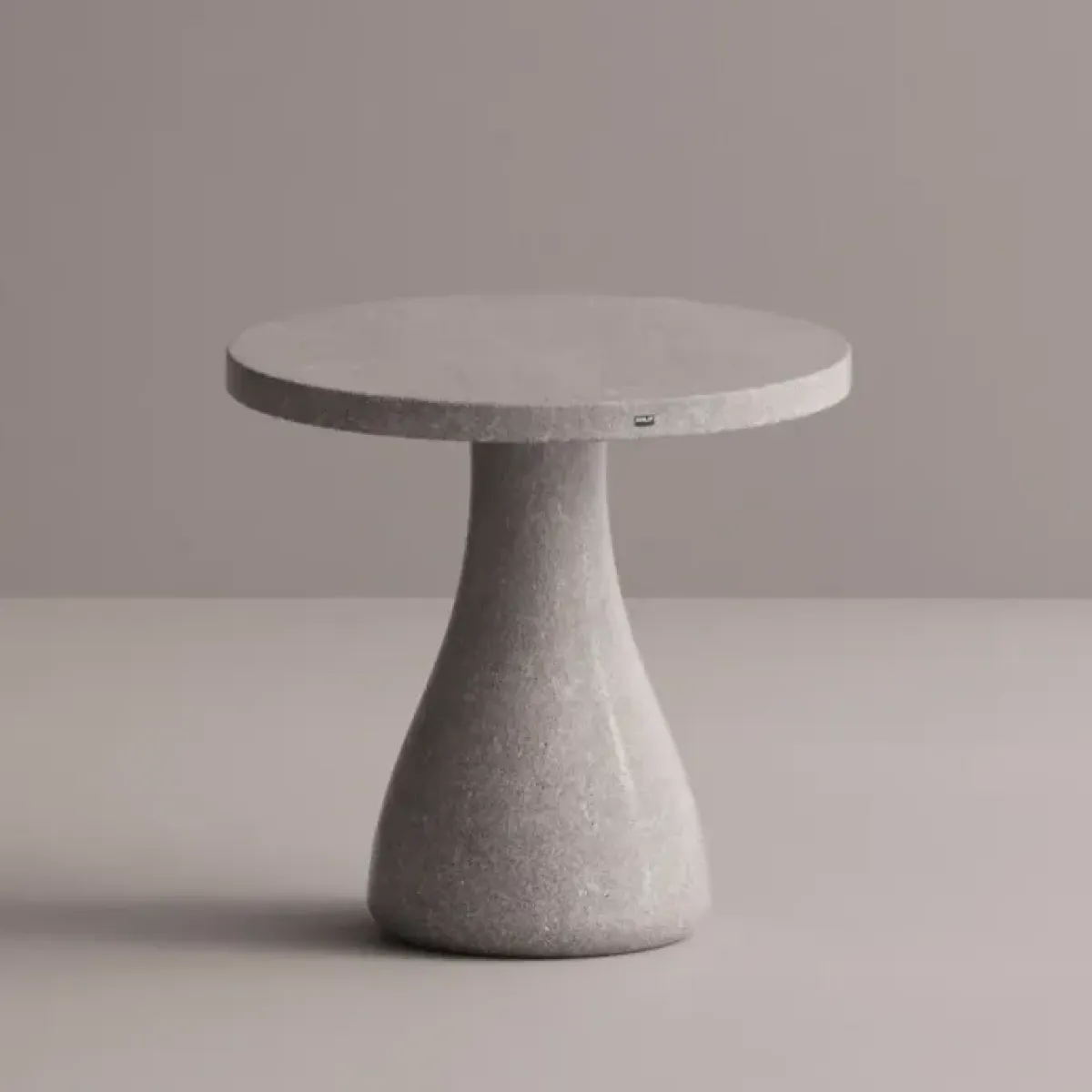 Luxury Round Pedestal Concrete Table for Elegant Indoor & Outdoor Spaces by Luxury Group International