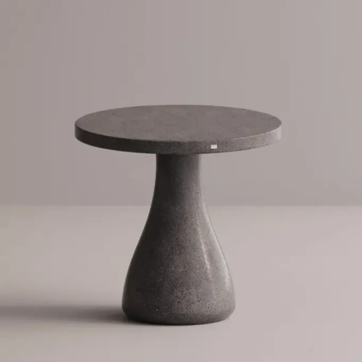 Luxury Round Pedestal Concrete Table for Elegant Indoor & Outdoor Spaces by Luxury Group International