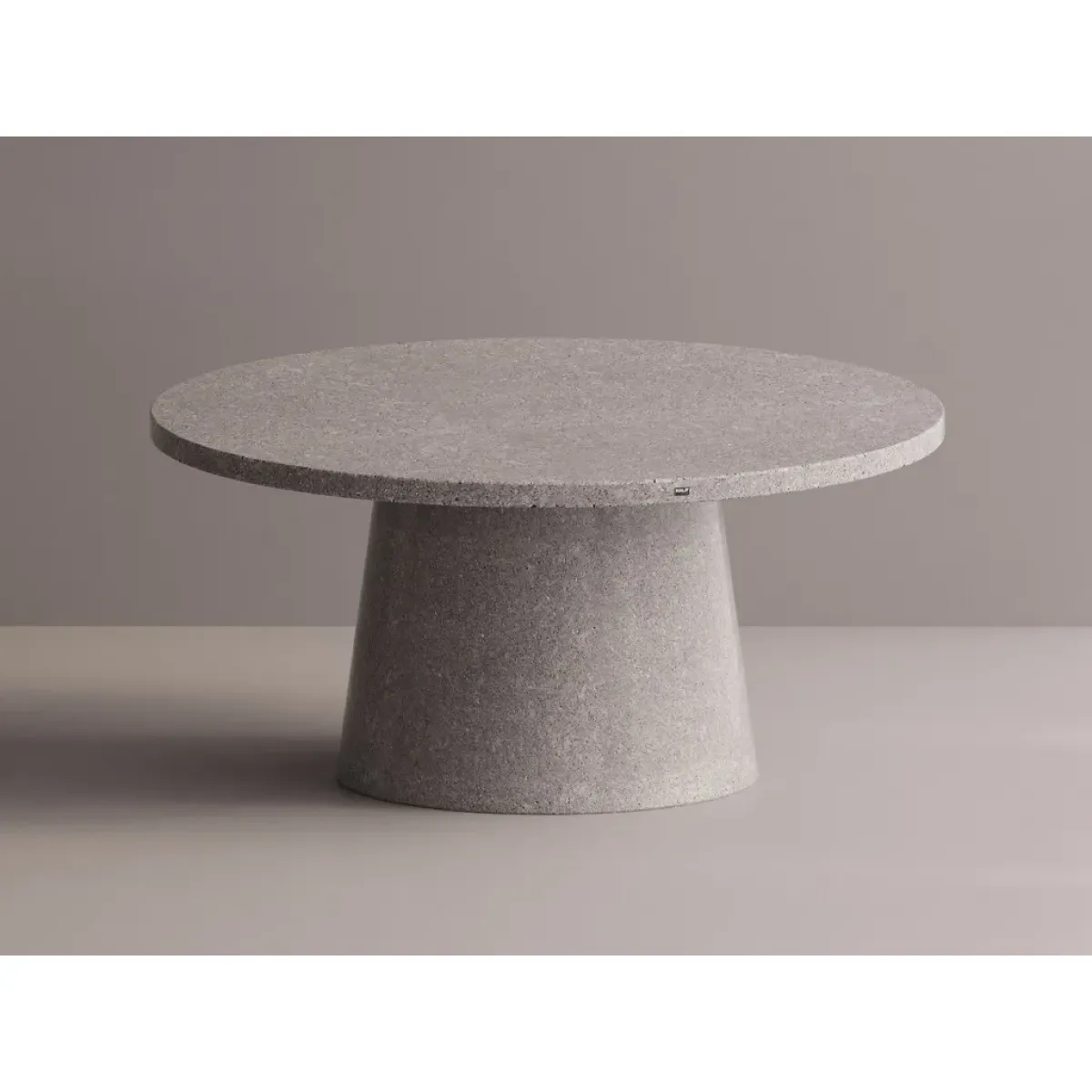 Luxury Round Pedestal Stone Dining Table for Indoor & Outdoor Living Spaces (L SIZE) by Luxury Group International