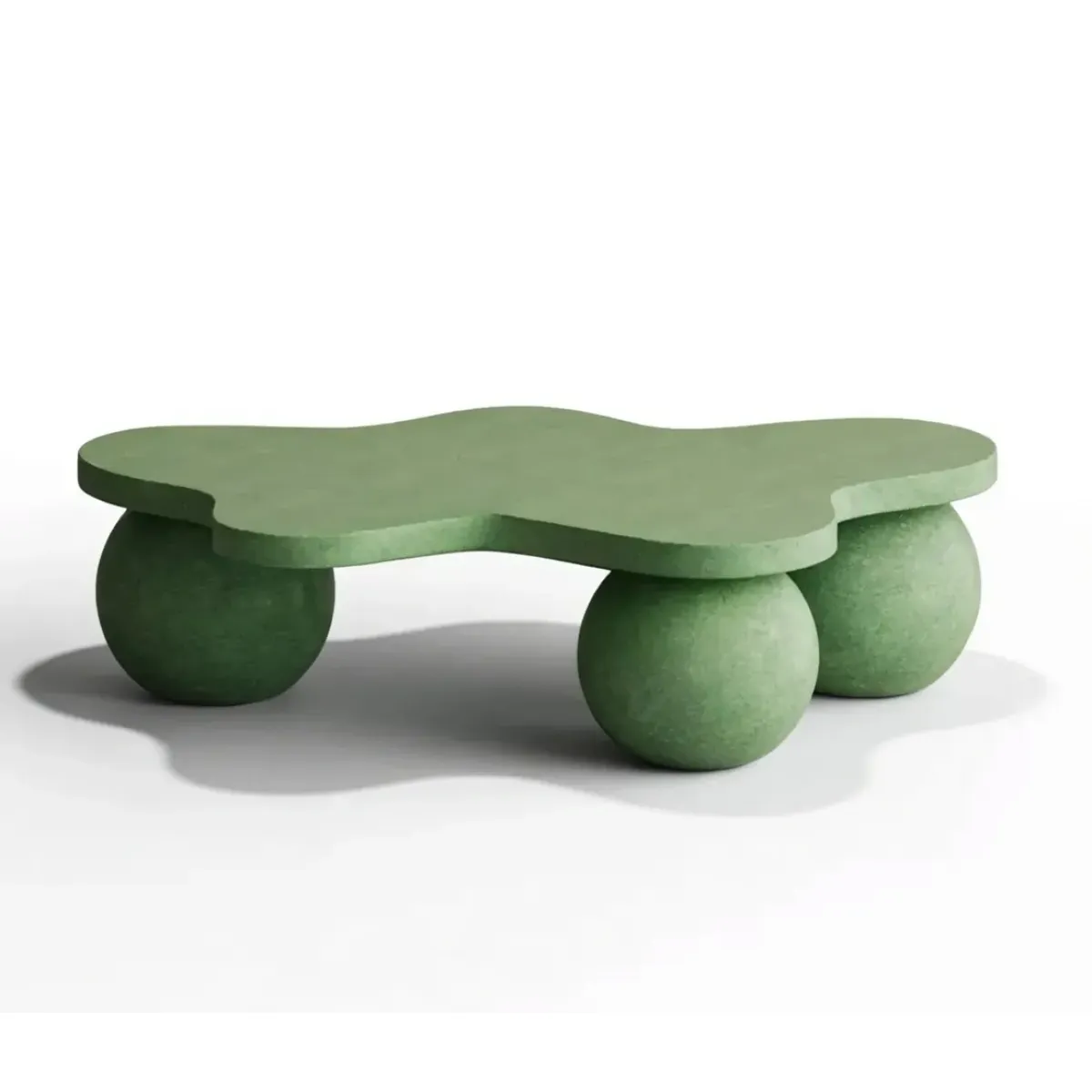 Table Basse Sculpturale en Béton de Luxe au Design Organique Moderne par Luxury Group International