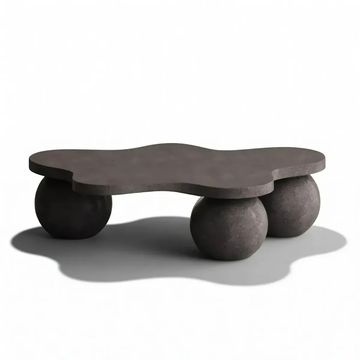 Table Basse Sculpturale en Béton de Luxe au Design Organique Moderne par Luxury Group International