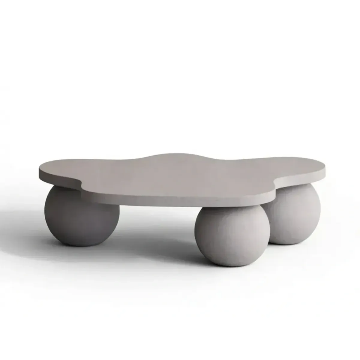 Table Basse Sculpturale en Béton de Luxe au Design Organique Moderne par Luxury Group International