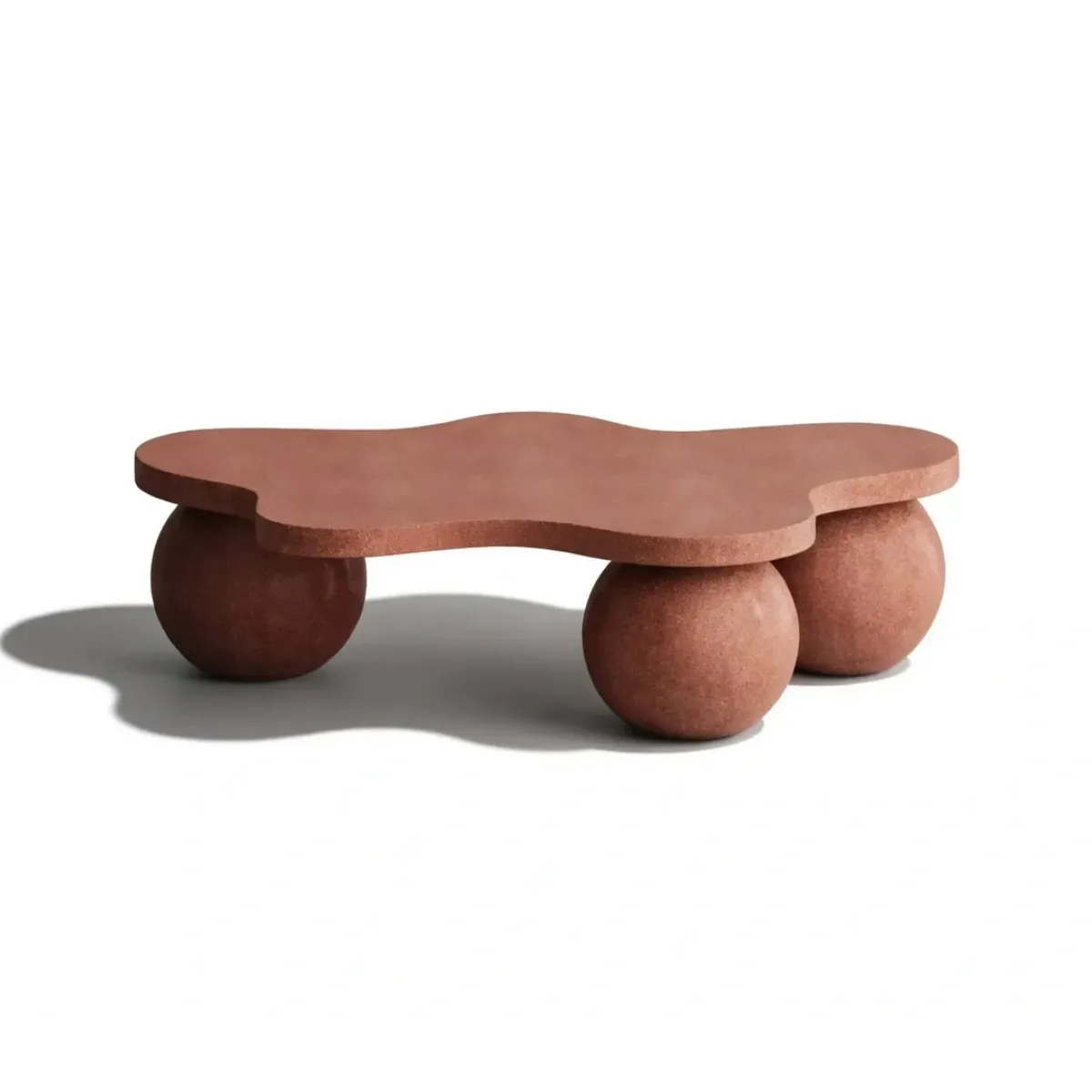 Table Basse Sculpturale en Béton de Luxe au Design Organique Moderne par Luxury Group International