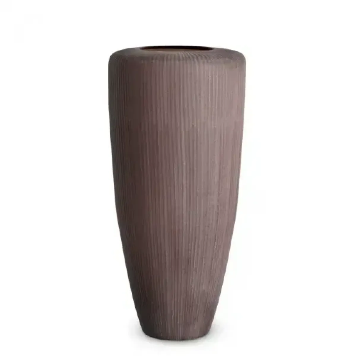 Luxury Stone Finish Designer Vase Front View by Luxury Group International