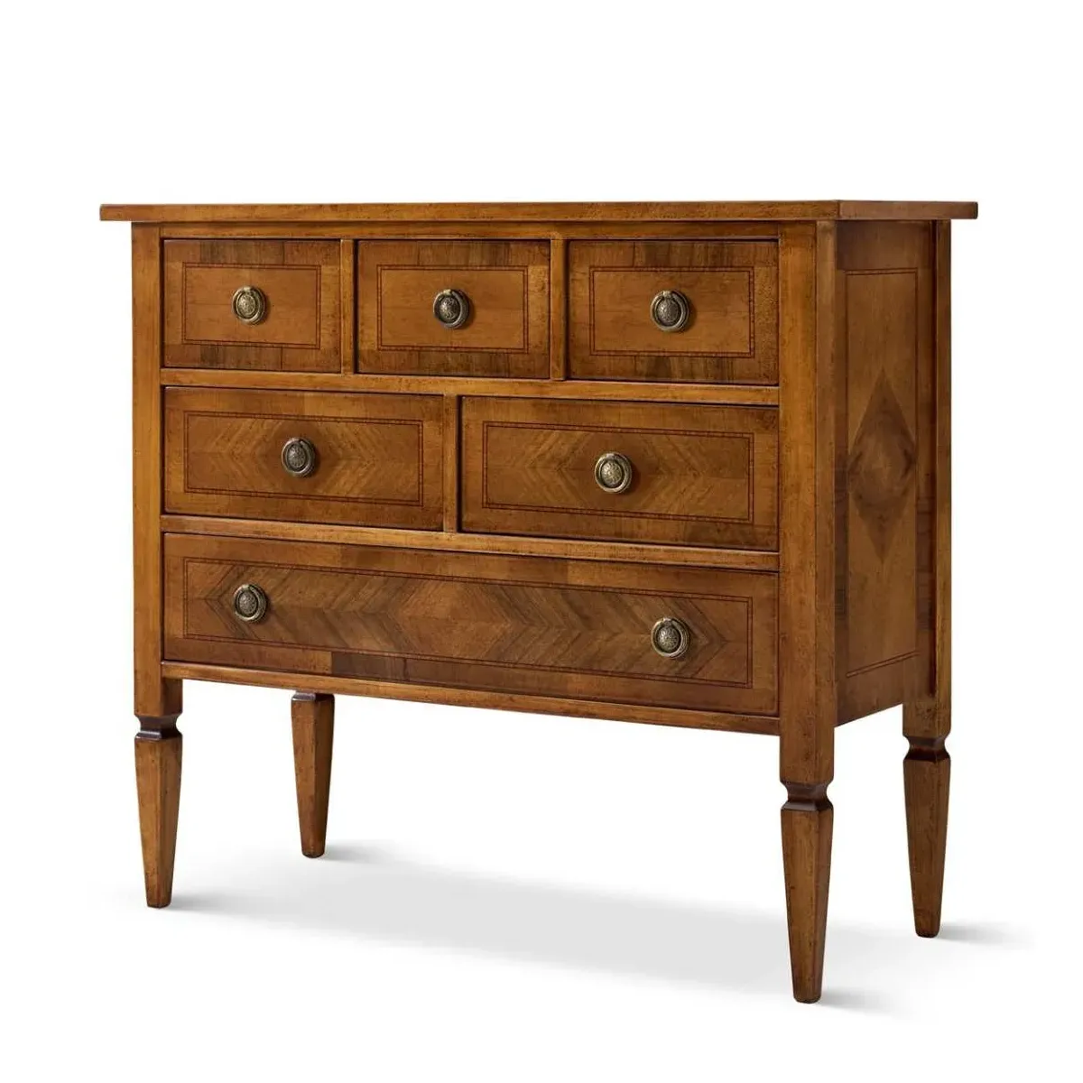 Luxury Wooden Chest of Drawers with Multi-Drawer Storage Cabinet Front View by Luxury Group International