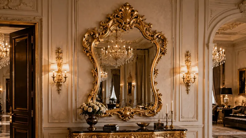 10 Magnificent Baroque Mirror Designs Elevating Luxury Interiors in 2026