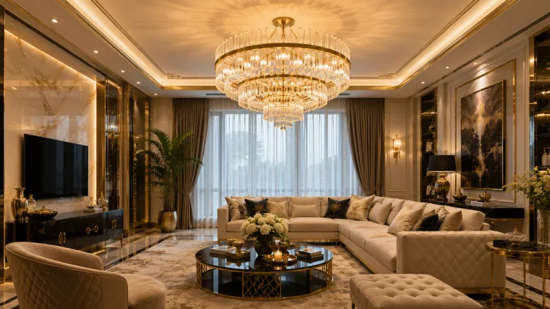 Above the Ordinary: Choosing a Luxury Ceiling Lamp That Completes Your Living Room