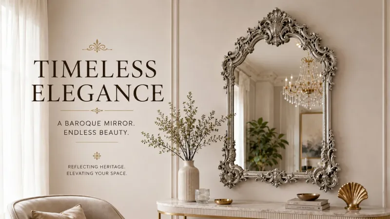 Baroque Mirror Revival 2026: The Statement Piece Luxury Homes Cannot Ignore
