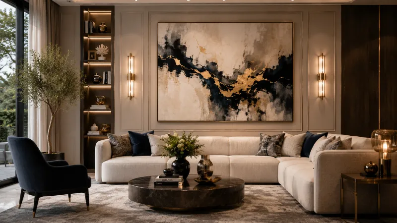 Beyond Decoration: How Designer Wall Art Defines Refined Living Spaces