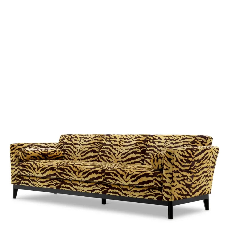 Luxus Designer-Sofa mit Tigerprint für moderne, ausdrucksstarke Wohnzimmer von Luxury Group International