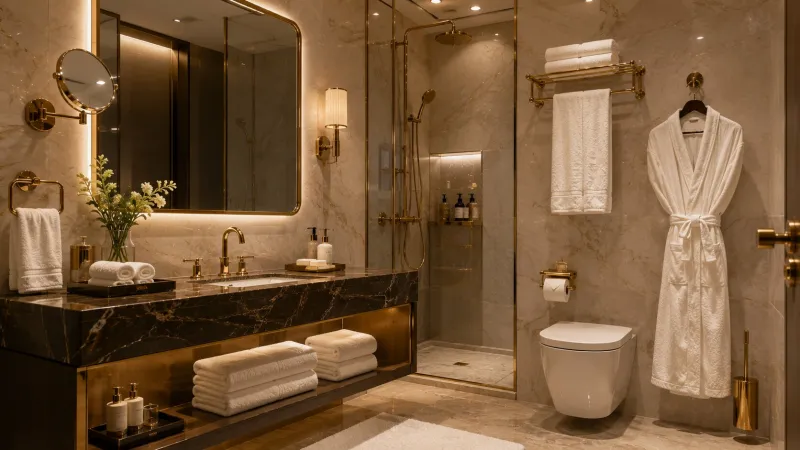 Inside a Luxury Hotel Bathroom: The Details Guests Notice, Photograph, and Remember