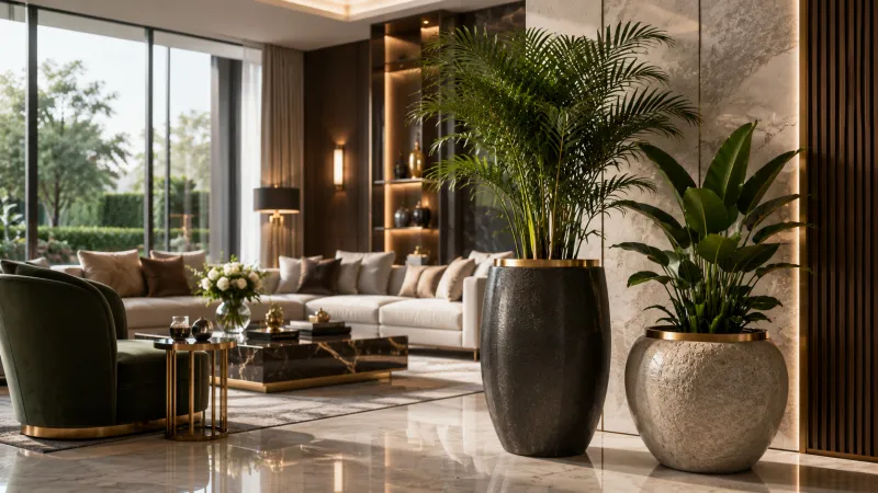 Large Indoor Planters: The Quiet Luxury Detail That Transforms Living Areas