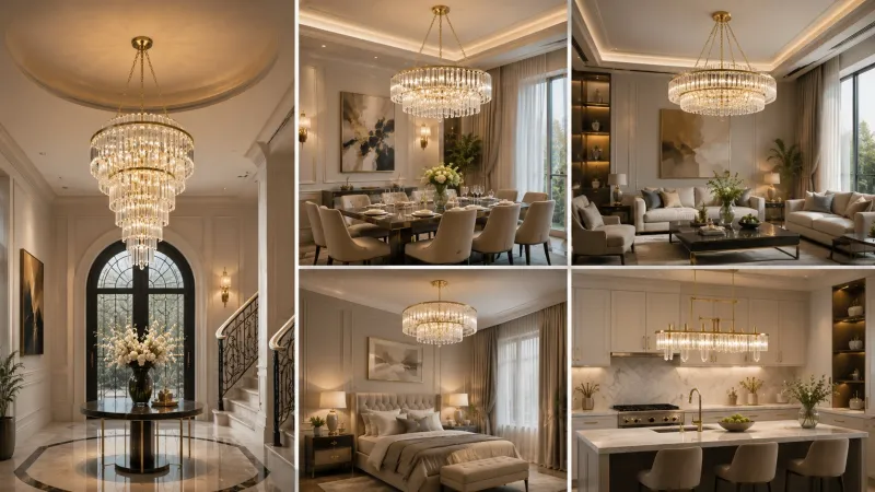 Lighting Every Space Beautifully: A Room-by-Room Guide to Choosing Luxury Chandeliers