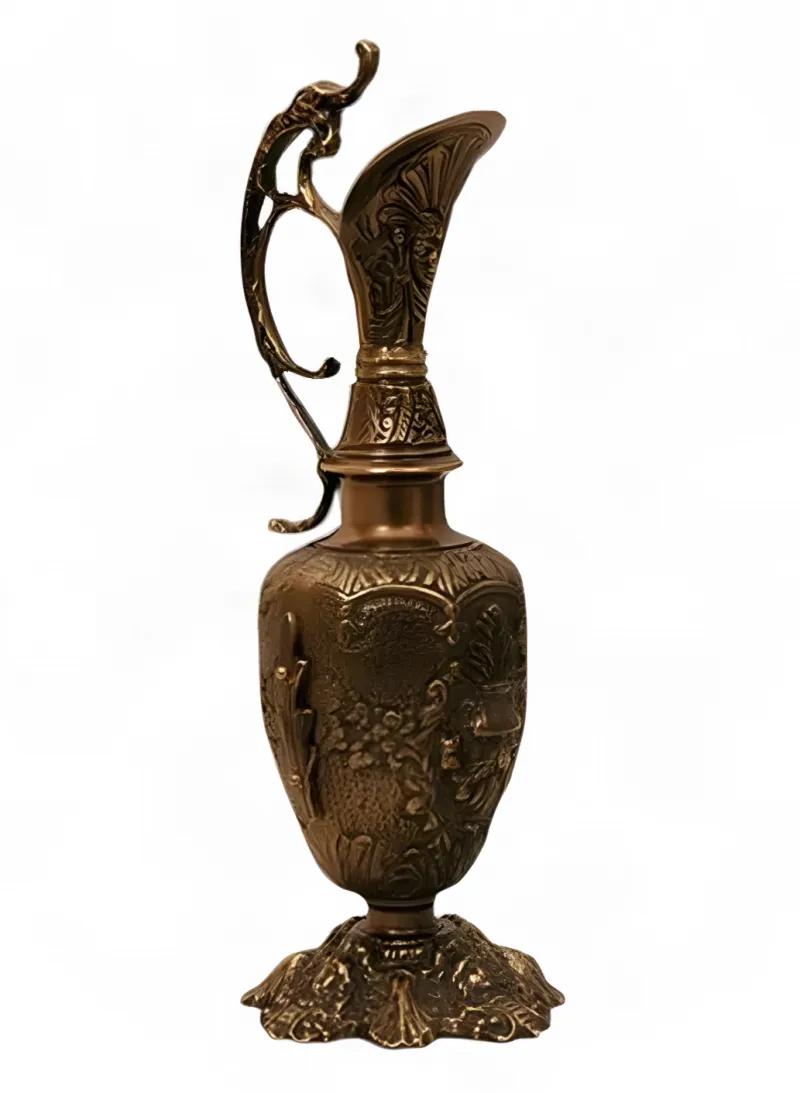 Luxus Barock Bronzevase mit Kannen-Ausguss & Skulptiertem Griff – Luxusvasen von Luxury Group International