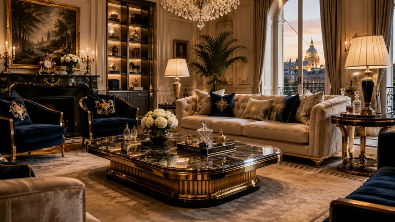 Luxury Coffee Tables: The Heart of European Living Rooms