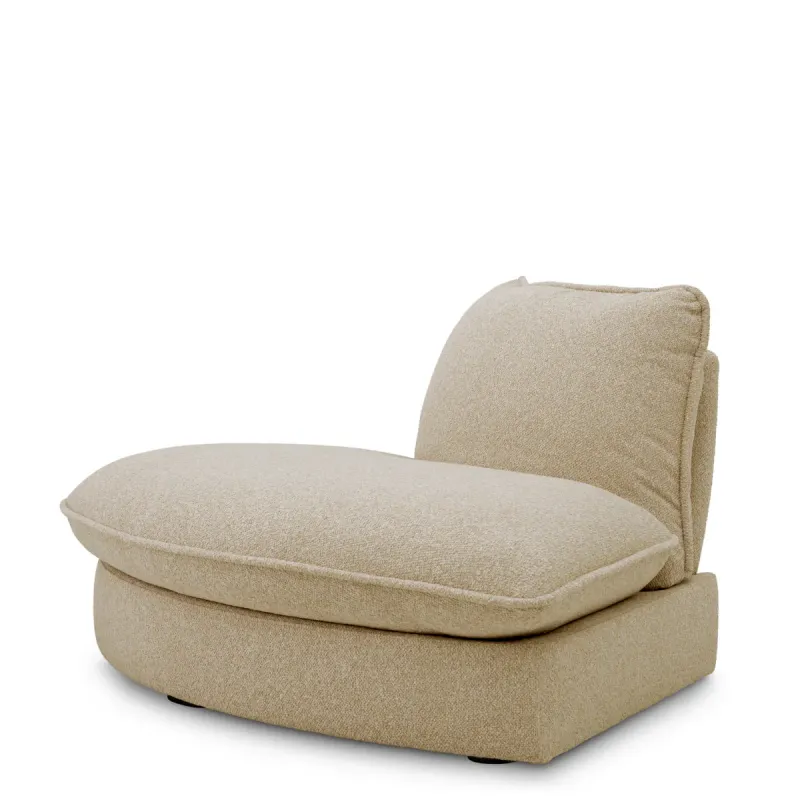 Luxus Cremefarbenes Modulares Sofa-Element für Maßgeschneiderte Designer-Wohnzimmer-Sitzbereiche von Luxury Group International