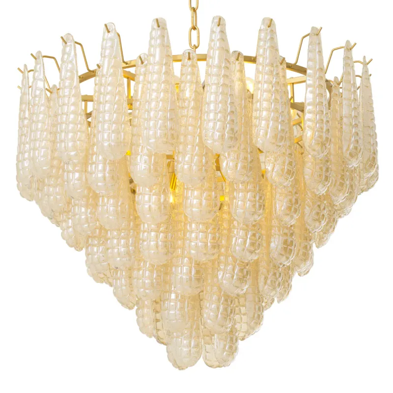 Luxury Crystal Teardrop Chandelier – Elegant Glass Pendant Ceiling Lamp for Sophisticated Interiors by Luxury Group International