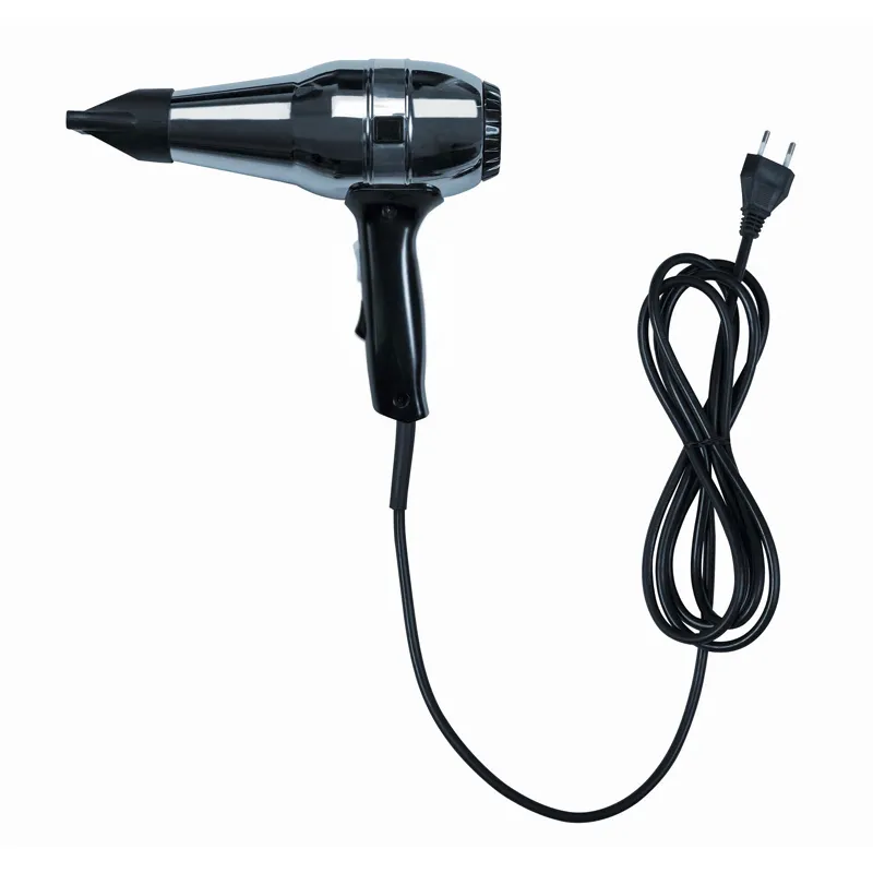 Luxury Freestanding Hair Dryer with Ergonomic Grip & Stainless Steel Body Front View by Luxury Group International