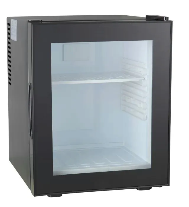 Luxury Glass Door Mini Bar Cabinet with Energy-Efficient Thermoelectric Cooling System - 28 Litre Front View by Luxury Group International