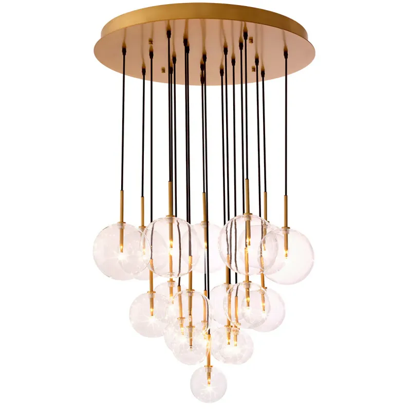 Lampadario Cluster di Sfere in Vetro di Lusso – Lampada a Sospensione Moderna Multi-Luce di Luxury Group International