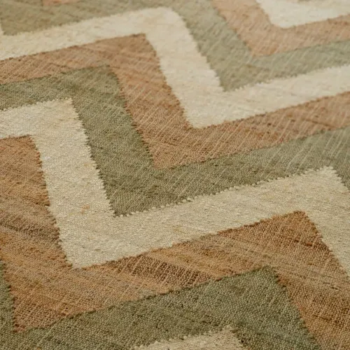Luxury Hand Woven Natural Jute Carpet Front View by Luxury Group International