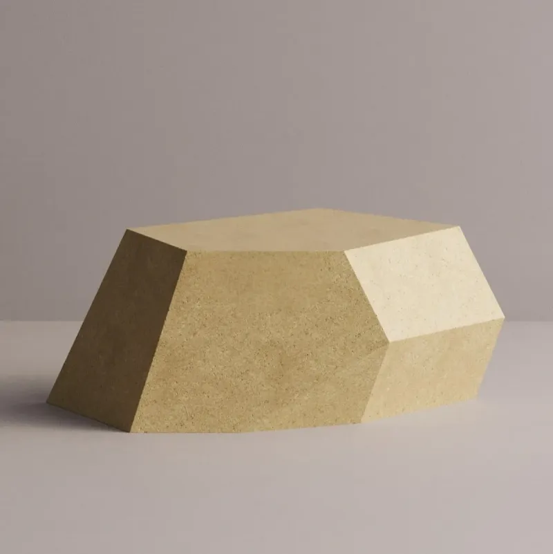 Luxury Modern Concrete Coffee Table with Faceted Speckled Texture - Luxury Living Room Furniture by Luxury Group International