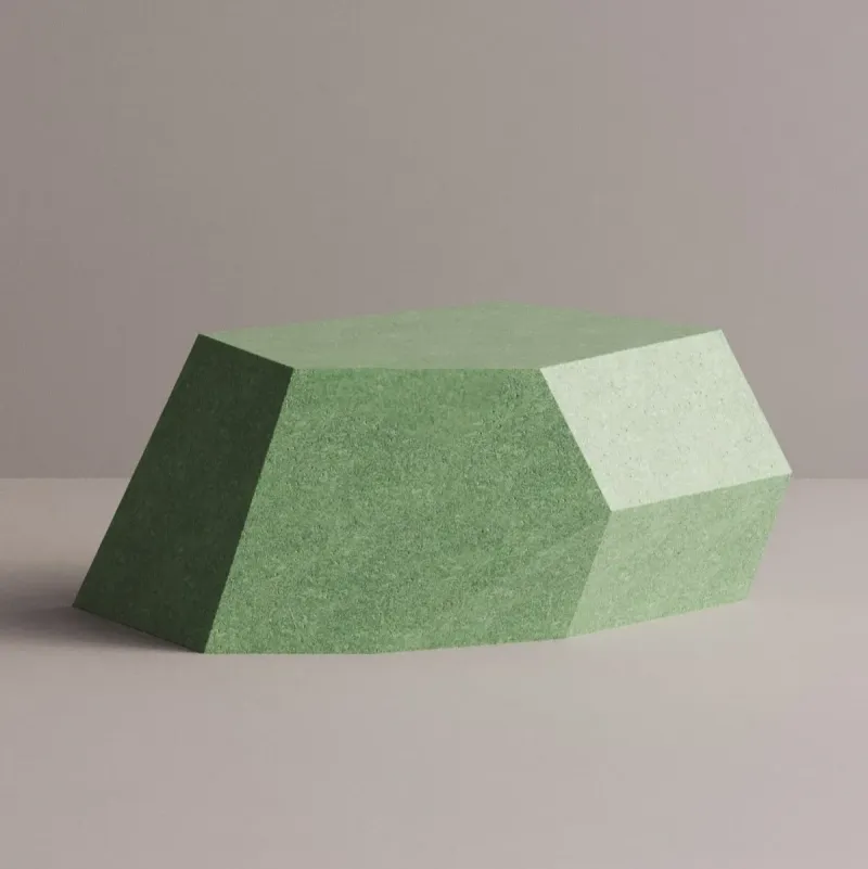 Luxury Modern Concrete Coffee Table with Faceted Speckled Texture - Luxury Living Room Furniture by Luxury Group International