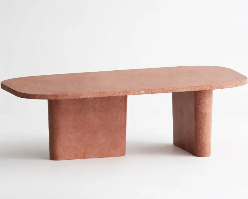Luxury Oval Concrete Dining Table for Modern Indoor & Outdoor Living Spaces by Luxury Group International