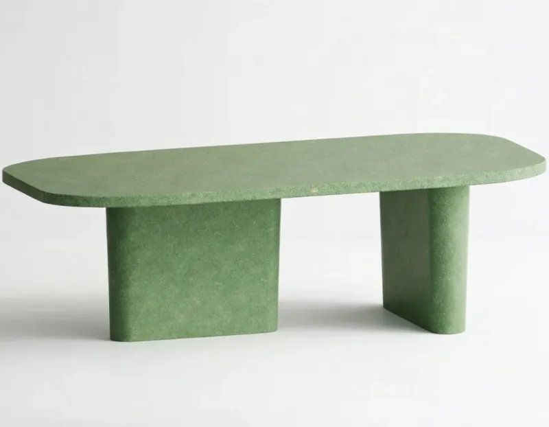 Luxury Oval Concrete Dining Table for Modern Indoor & Outdoor Living Spaces by Luxury Group International