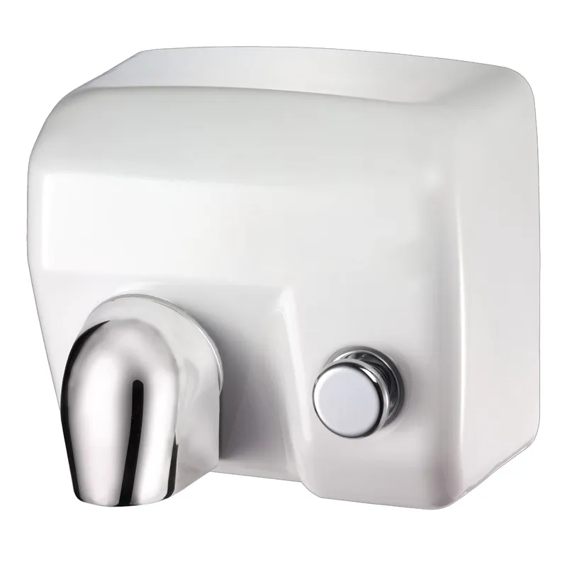 Luxury Push Button Hand Dryer with Anti-Vandal Stainless Steel Body by Luxury Group International