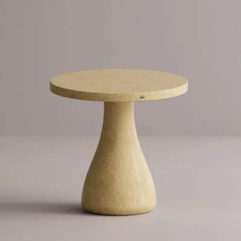 Luxury Round Pedestal Concrete Table for Elegant Indoor & Outdoor Spaces by Luxury Group International