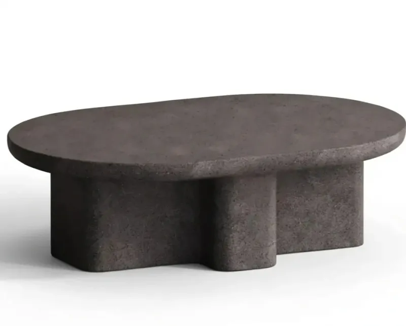 Table Basse Sculpturale en Béton de Luxe pour Espaces de Vie Contemporains par Luxury Group International