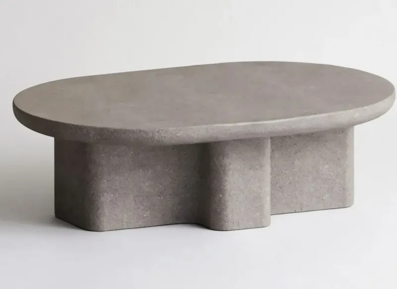 Table Basse Sculpturale en Béton de Luxe pour Espaces de Vie Contemporains par Luxury Group International