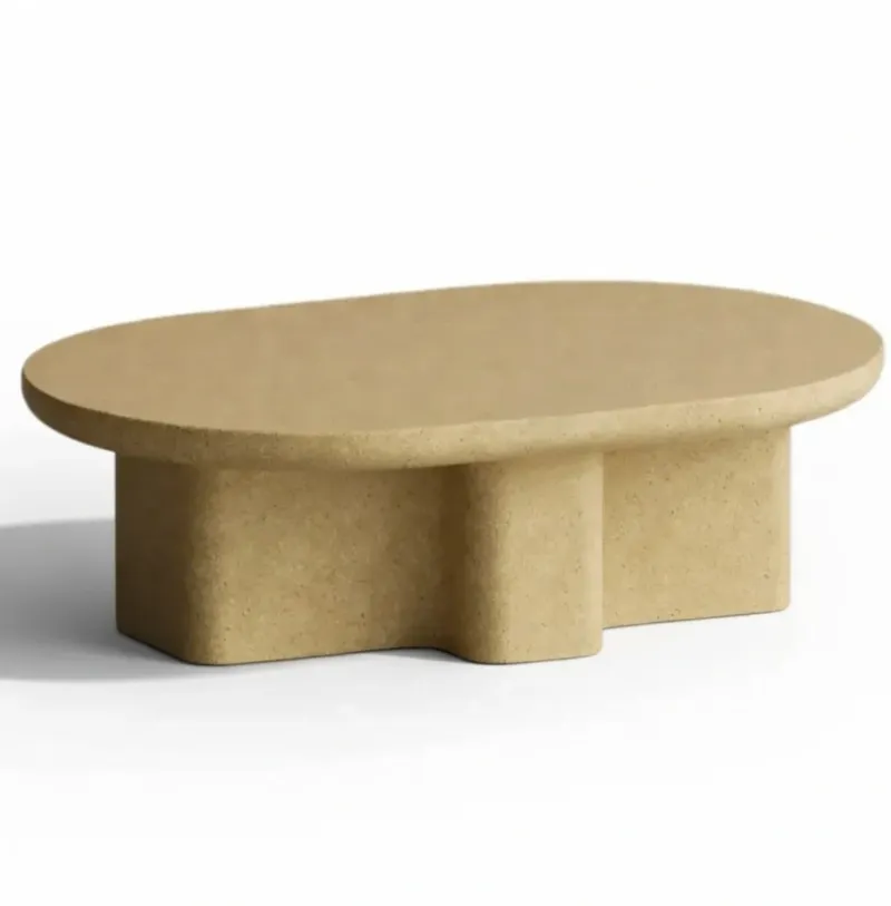 Table Basse Sculpturale en Béton de Luxe pour Espaces de Vie Contemporains par Luxury Group International