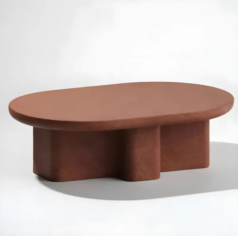 Table Basse Sculpturale en Béton de Luxe pour Espaces de Vie Contemporains par Luxury Group International