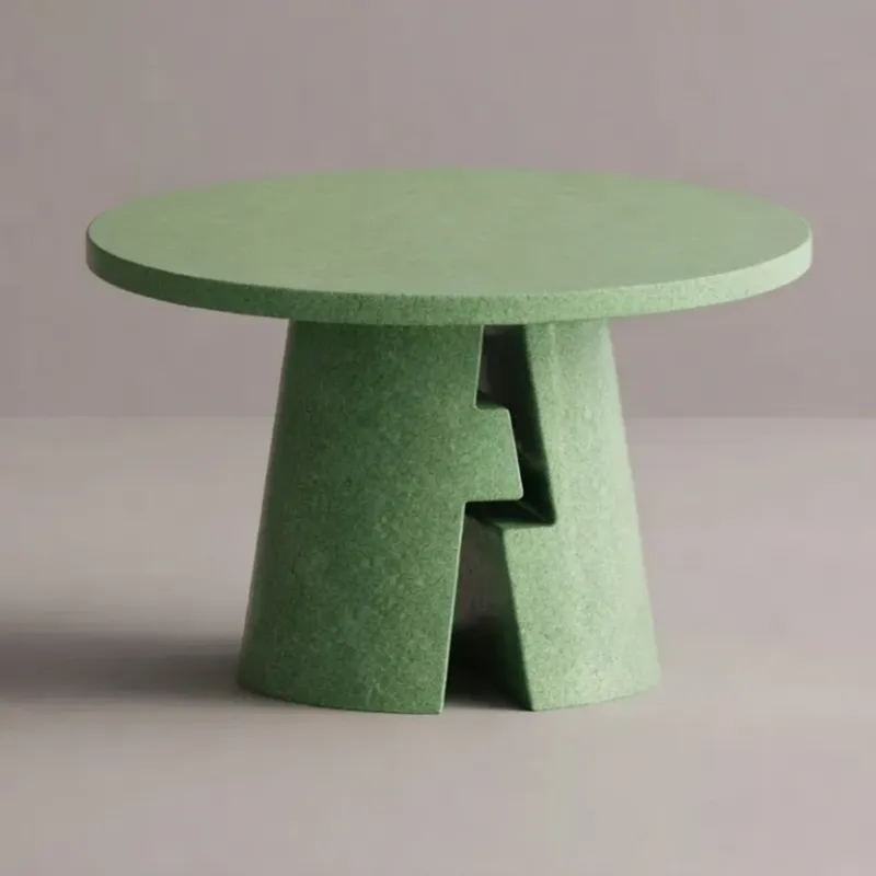 Luxury Sculptural Round Pedestal Table for Indoor & Outdoor Space by Luxury Group International