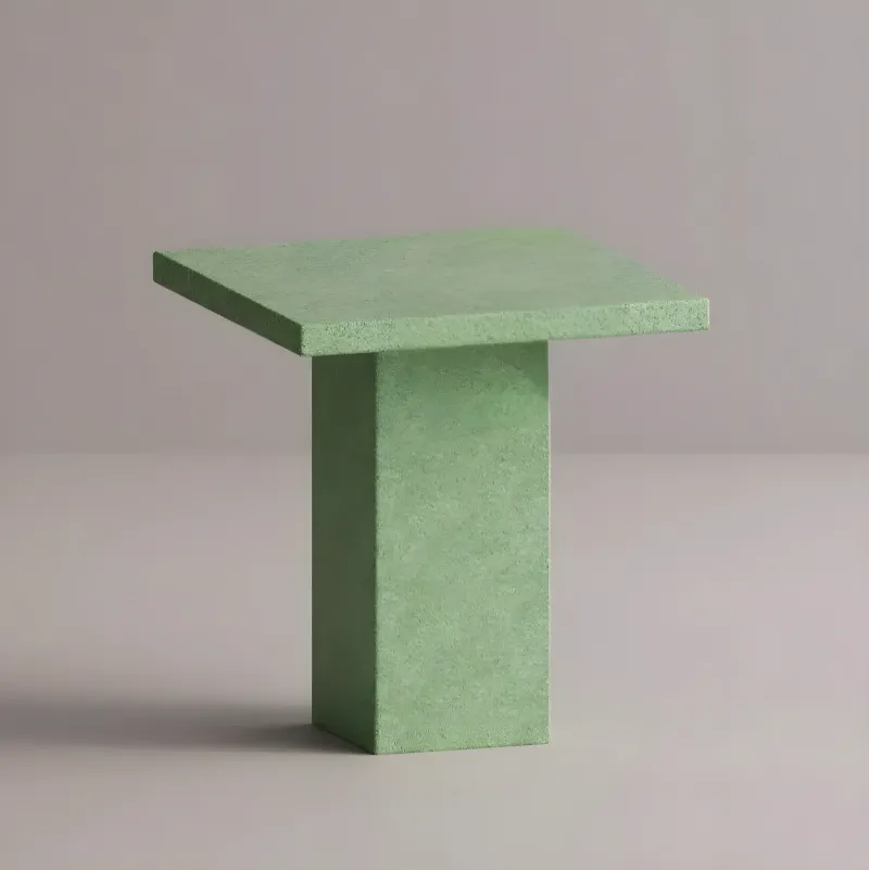 Mesa Pedestal Cuadrada de Concreto de Lujo para Uso Interior y Exterior por Luxury Group International